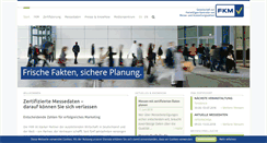Desktop Screenshot of fkm.de