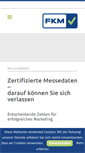 Mobile Screenshot of fkm.de
